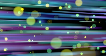 inside digital data tunnel. Futuristic abstract background with neon rays. Concept for big data,