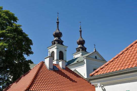 Baroque Church of the Immaculate Conception in Warsaw's Bielany District