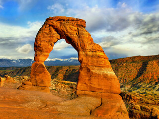 Arches National Park Utah, iconic Delicate Arch