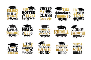 Graduation EPS File easy editing, T-shirt design