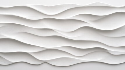 Abstract White Wave Pattern Texture Background