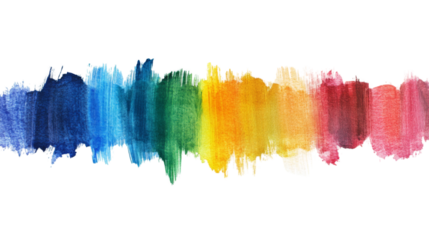 Colorful scribble transparent background