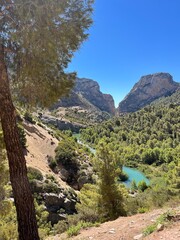 river in the mountains