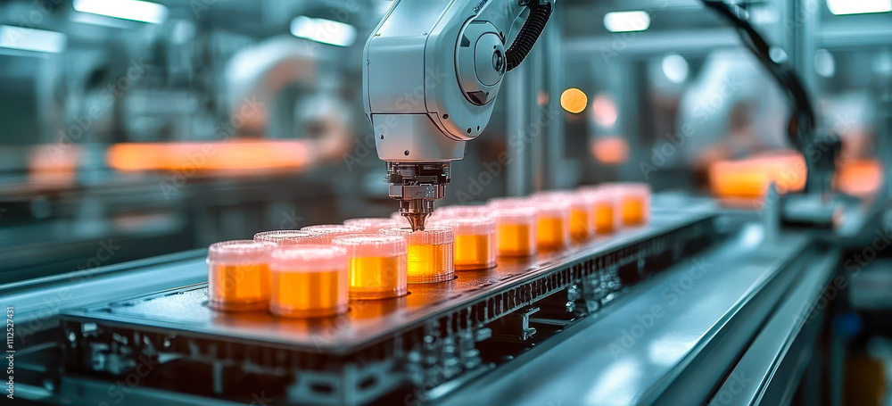 Poster automated 3d printing and assembly in high-tech factory environment