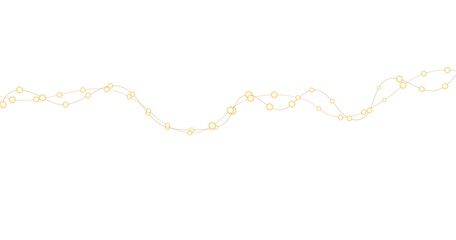 Png Christmas lights on a transparent background. Christmas light PNG. Set of Christmas glowing garlands. For advertising invitations, web banners, postcards. Vector. Christmas decoration, LED lam © David