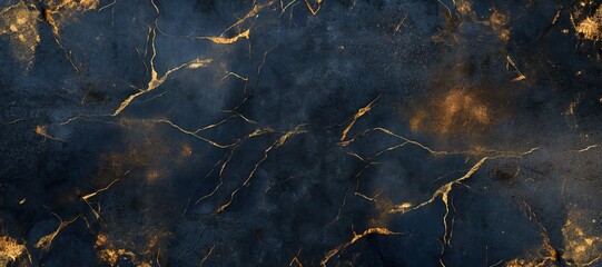 Fototapeta premium navy gold marble texture background 13