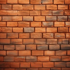 Obraz premium Textured red brick wall with weathered details and rough surfaces. Rustic architectural background for design and construction projects.