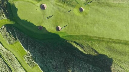 Leasowe golf course, Wirral coast, merseyside, England