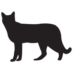 Cat Silhouette Vector