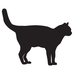 Cat Silhouette Vector