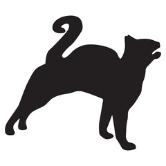 Cat Silhouette Vector
