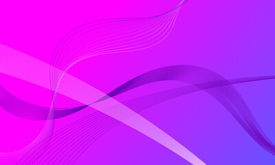 pink blue business lines wave curves with soft gradient abstract background