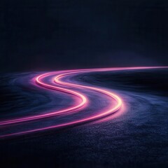 Glowing financial road map connecting businesses to insurance providers, secure financial future concept
