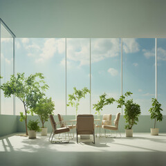 modern office boardroom