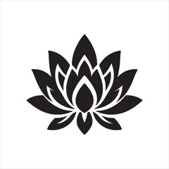 lotus flower isolated on white