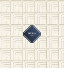 Golden stylish textile pattern