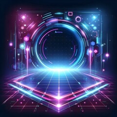 Fototapeta premium futuristic background