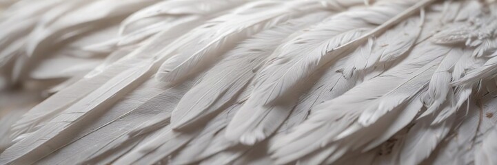 Up-close view of a white feather in natural light, up-close, feather, elegant, soft, natural light