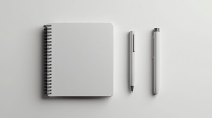 Revolutionary ai-powered writing tools modern workspace tech innovation minimalist design top-down view future of note-taking