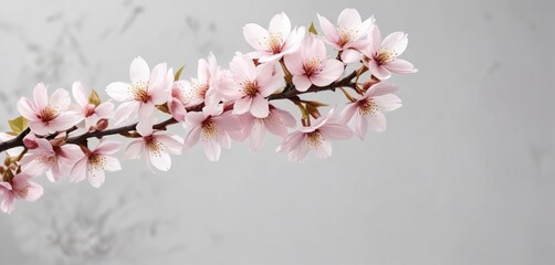 Delicate sakura leaf isolated on white background, sakura leaf, foliage, greenery