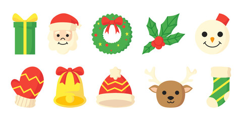 Vector Set Christmas Elements Design