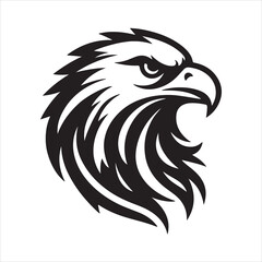 Fototapeta premium eagle head vector