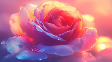 A beautiful rose, Close up.