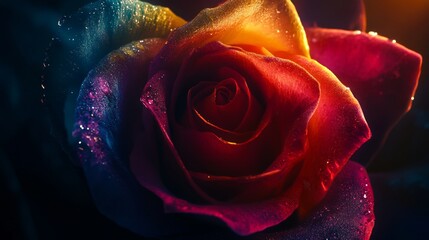 A beautiful rose, Close up.