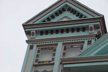 facade of old building with windows