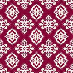 pattern flowerdamask ethnic boho American ikat texture tribal geometric background mandalas
