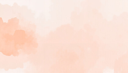 Fototapeta premium Soft watercolor abstract background in coral tones for artistic and serene designs
