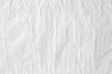 Old crumpled white paper texture