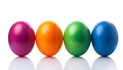 floated round color ball isolate on white background background