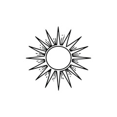 sun vector art and illustration