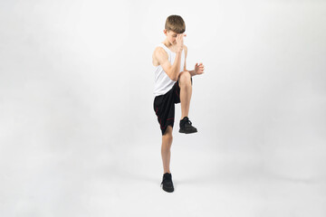 Obraz premium A Fifteen Year Old Teenage Boy