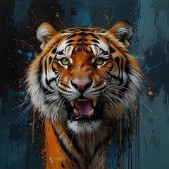 Naklejka premium tiger