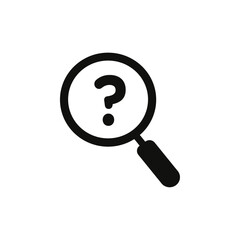 Curiosity icon Symbol mark in Outline style