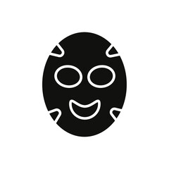 Face sheet mask icon Symbol mark in Outline style