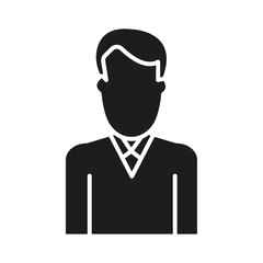 Manager icon Symbol mark in Outline style