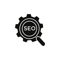 Search engine optimization icon Symbol mark in Outline style
