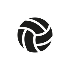 volleyball icon Symbol mark in Outline style