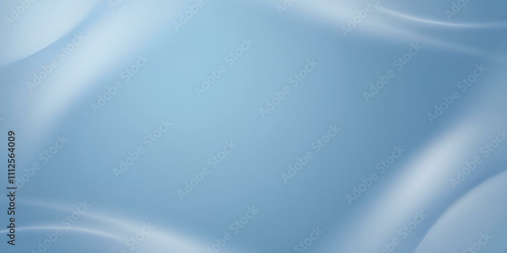 Poster Abstract blue sky with soft clouds and smooth texture, creating a bright and peaceful atmosphere