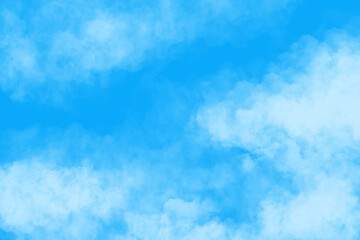 Blue sky with cloud background, sunny blue sky, spring and summer season