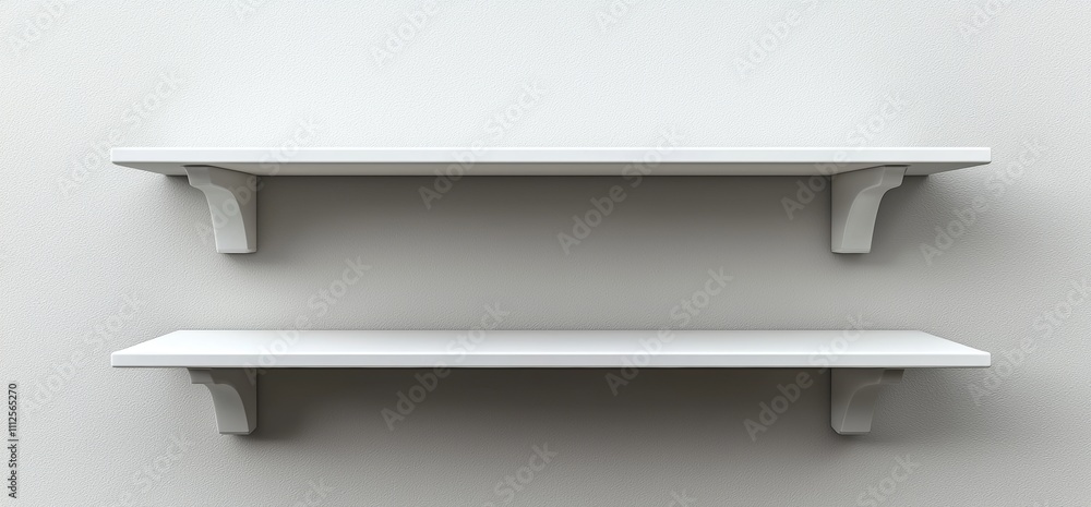 Poster a realistic 3d depiction of an empty supermarket shelf with racks, showing a bookcase stand from var