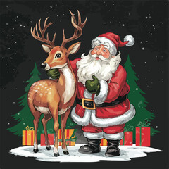 Merry Christmas celebration background illustration
