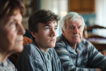A pair of people sitting side by side, possibly in conversation or sharing a moment