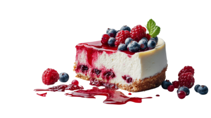 Fruit cake transparent background