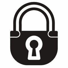 lock icon vector illustration