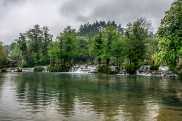 Fototapeta premium mystic town Rastoke,Croatia