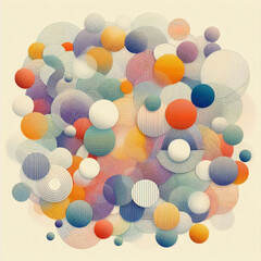 추상 도트 배경이미지